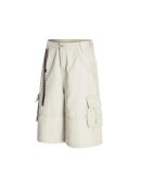 Tassel-Tie Cargo Shorts Jeans