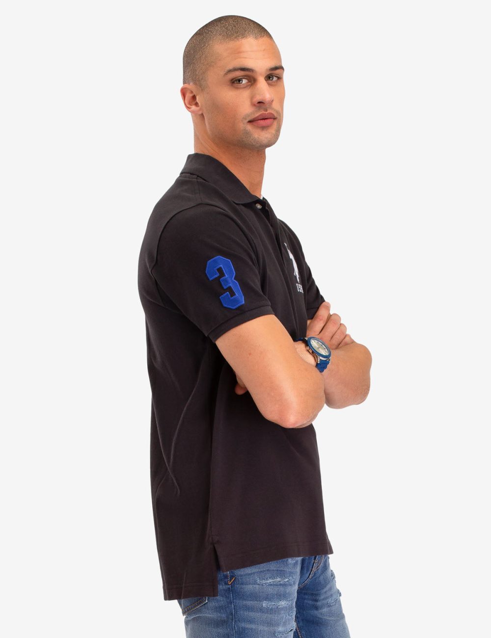 BIG LOGO SOLID POLO SHIRT - Image 3