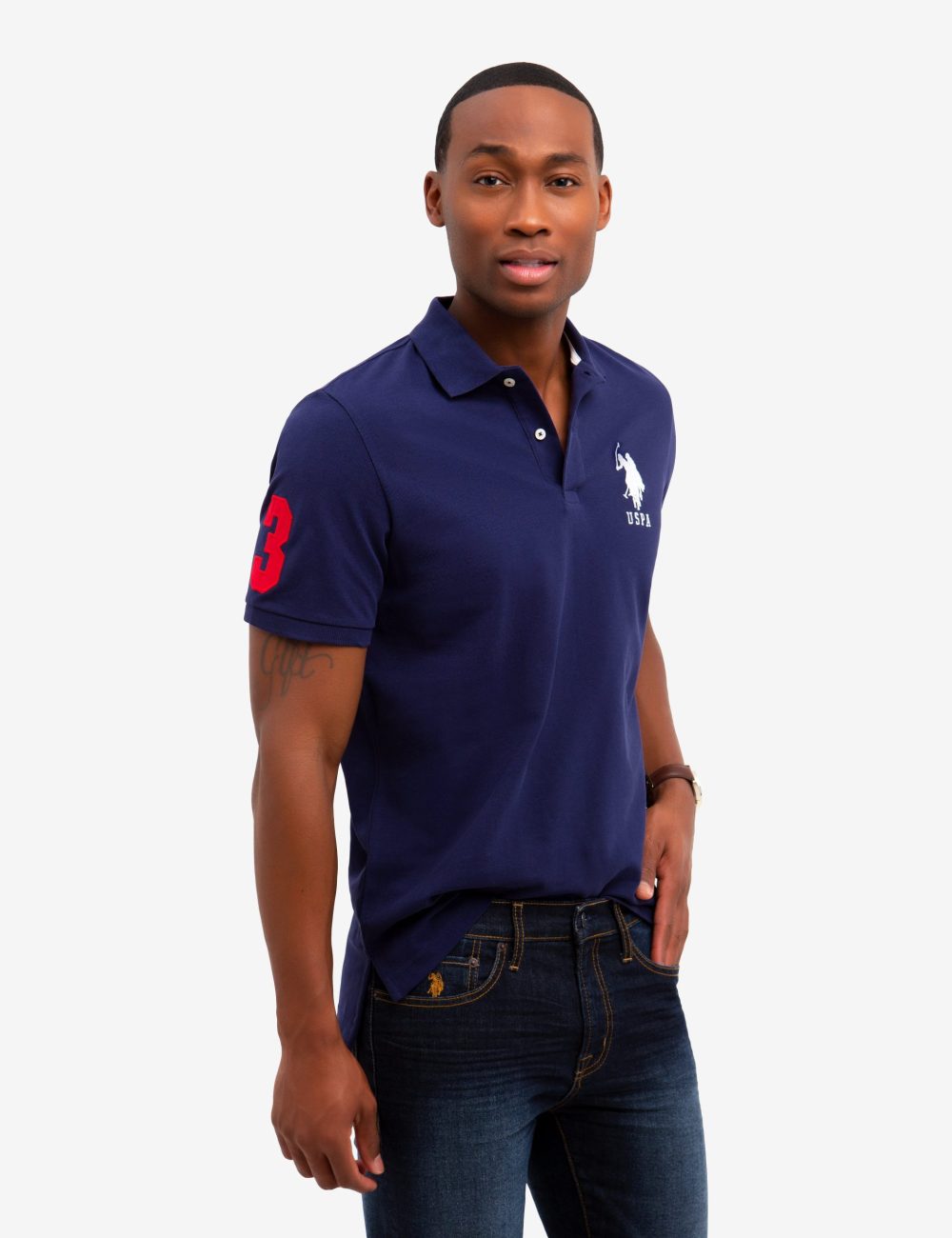 BIG LOGO SOLID POLO SHIRT - Image 12