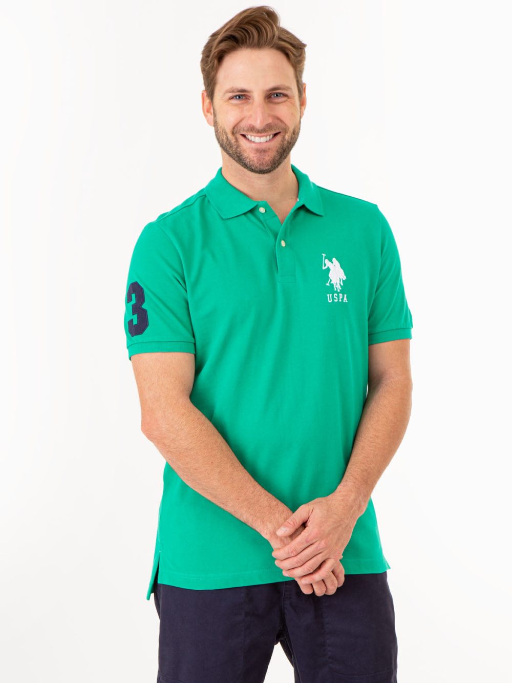 BIG LOGO SOLID POLO SHIRT - Image 7