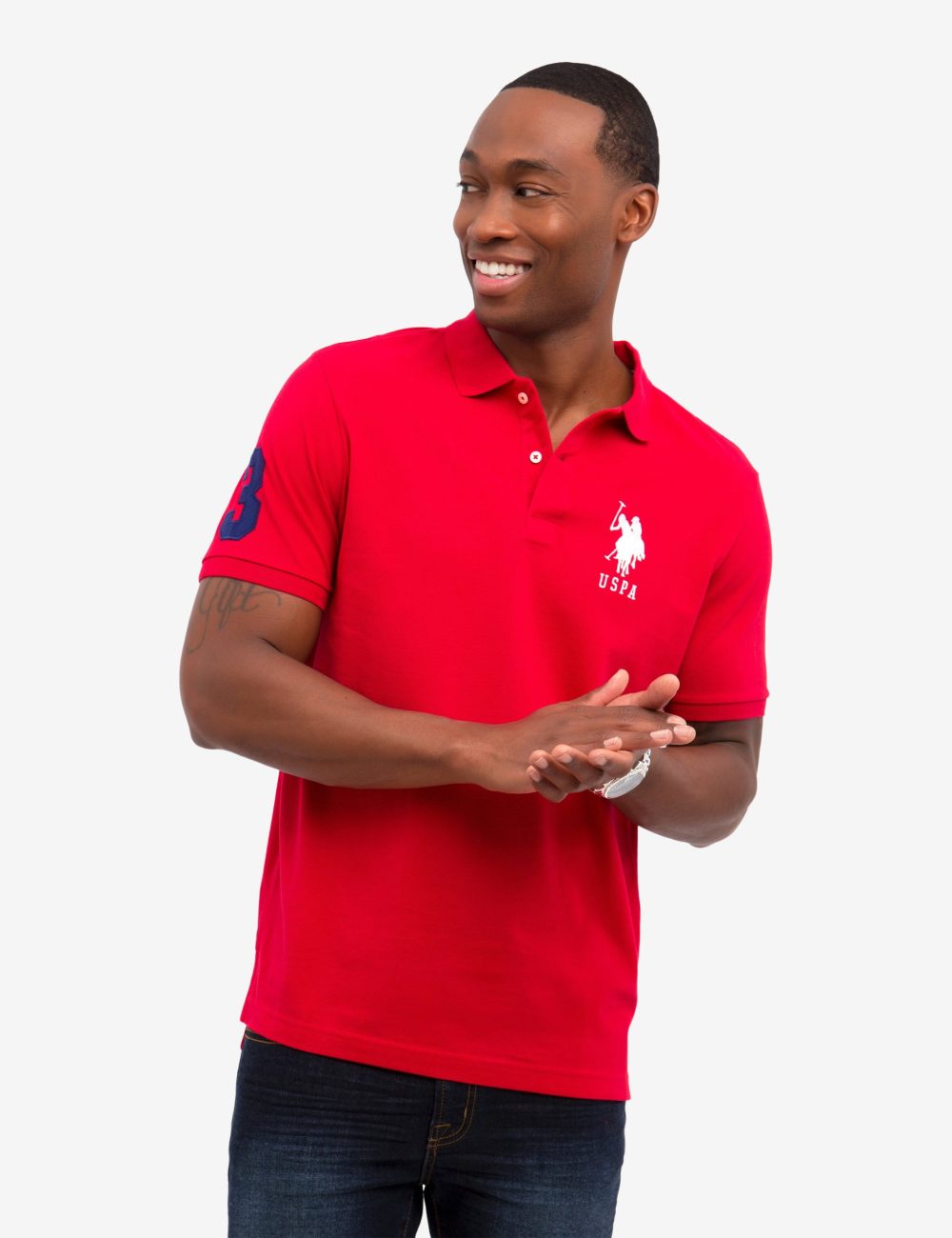 BIG LOGO SOLID POLO SHIRT - Image 5