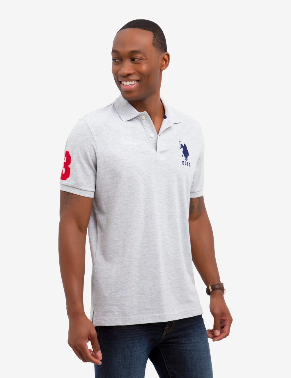 BIG LOGO SOLID POLO SHIRT - Image 13