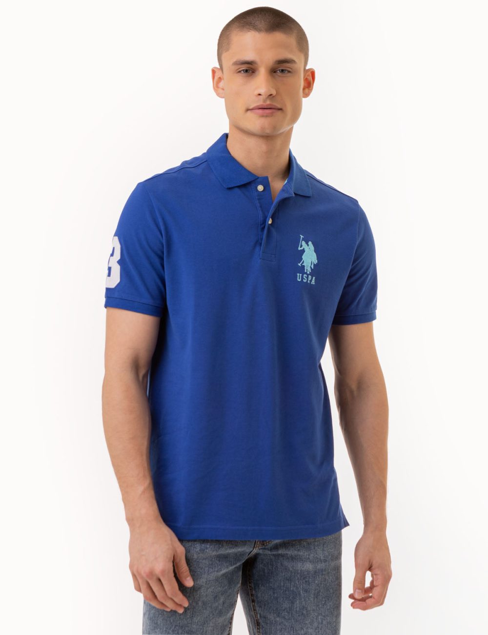 BIG LOGO SOLID POLO SHIRT - Image 4