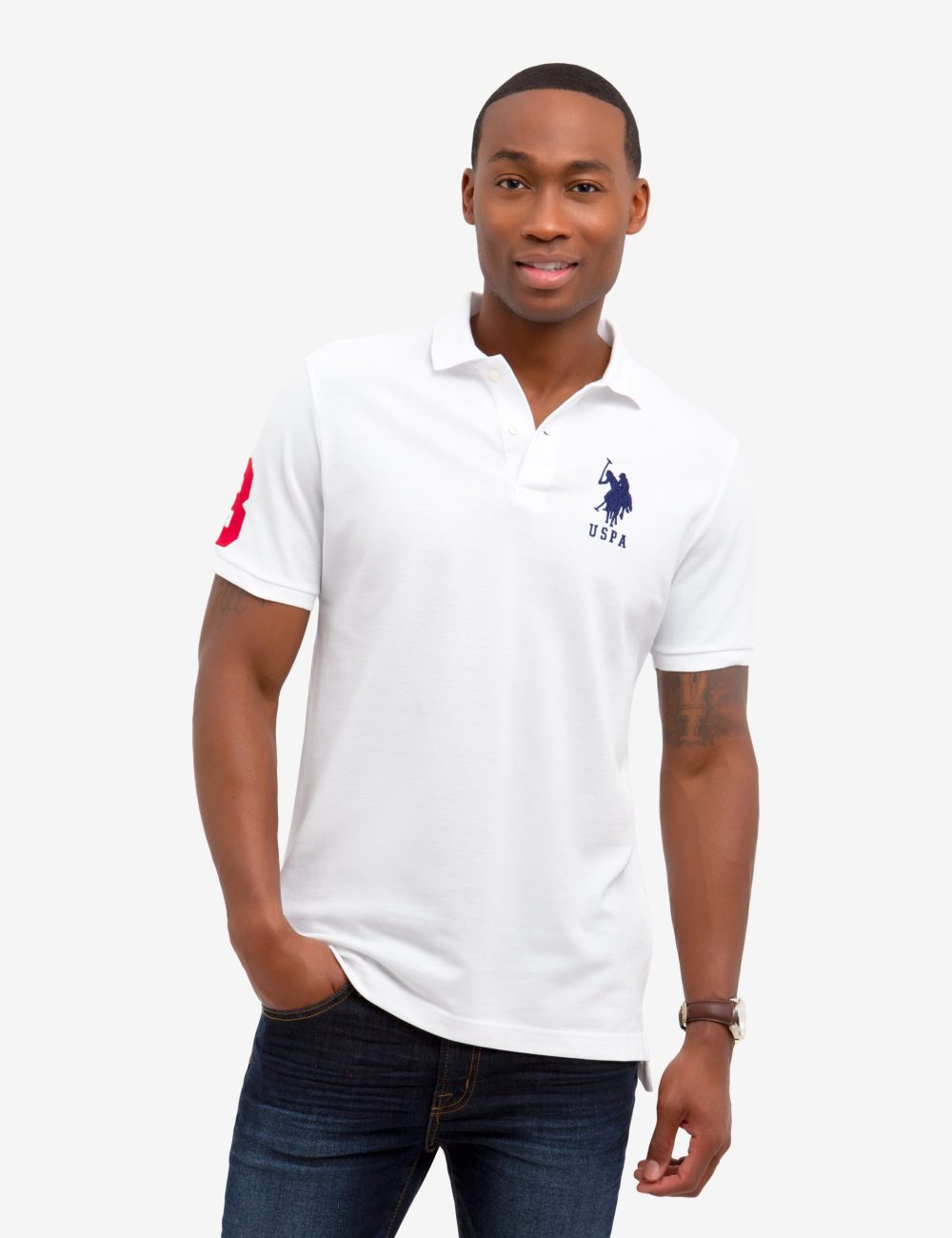 BIG LOGO SOLID POLO SHIRT - Image 6
