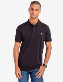SOLID INTERLOCK POLO SHIRT
