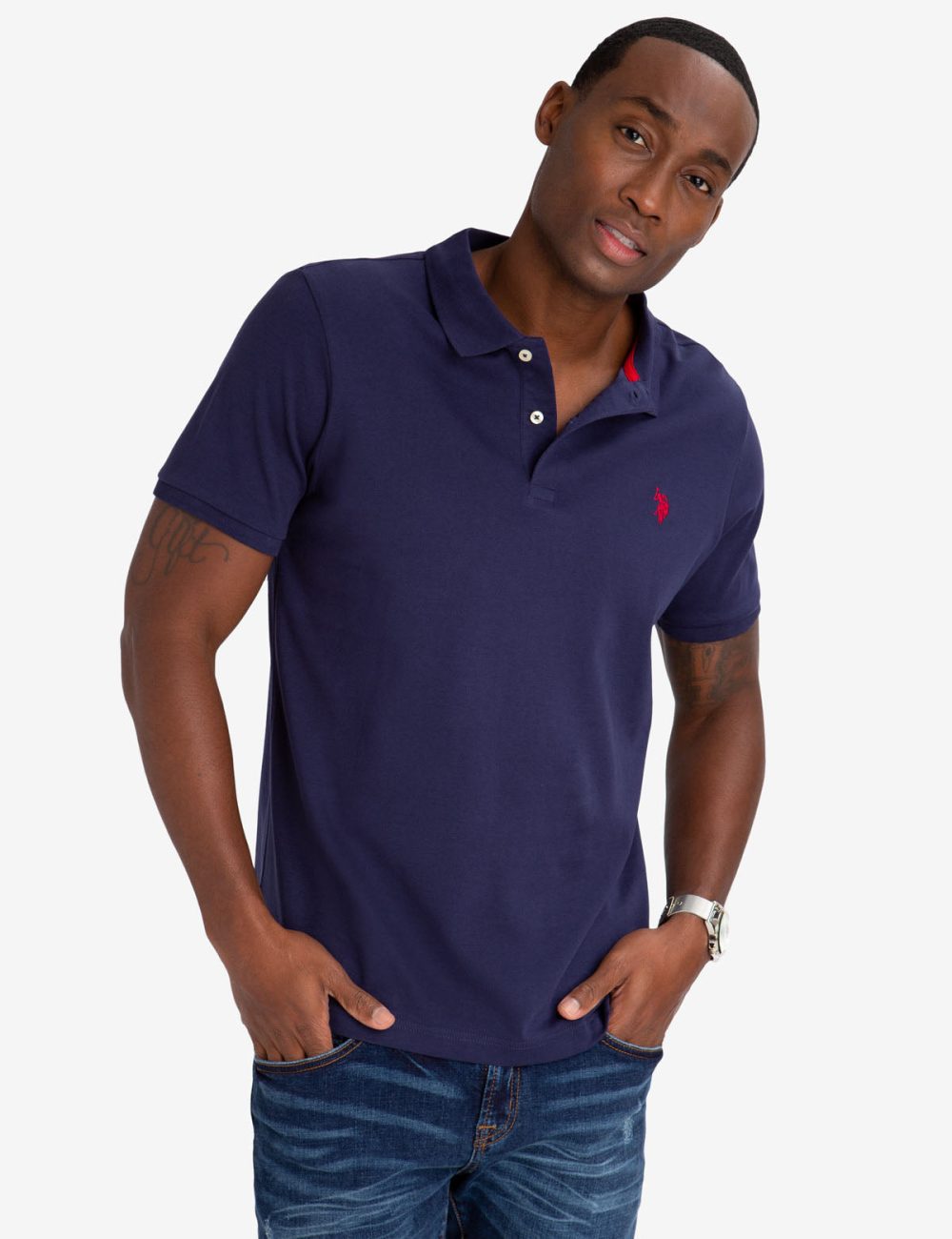 SOLID INTERLOCK POLO SHIRT - Image 5
