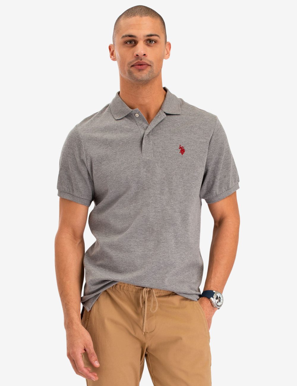SOLID INTERLOCK POLO SHIRT - Image 14