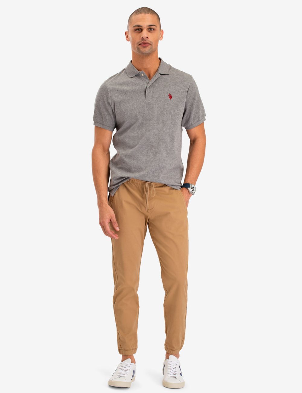 SOLID INTERLOCK POLO SHIRT - Image 15