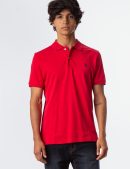 SOLID INTERLOCK POLO SHIRT
