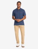 SOLID INTERLOCK POLO SHIRT