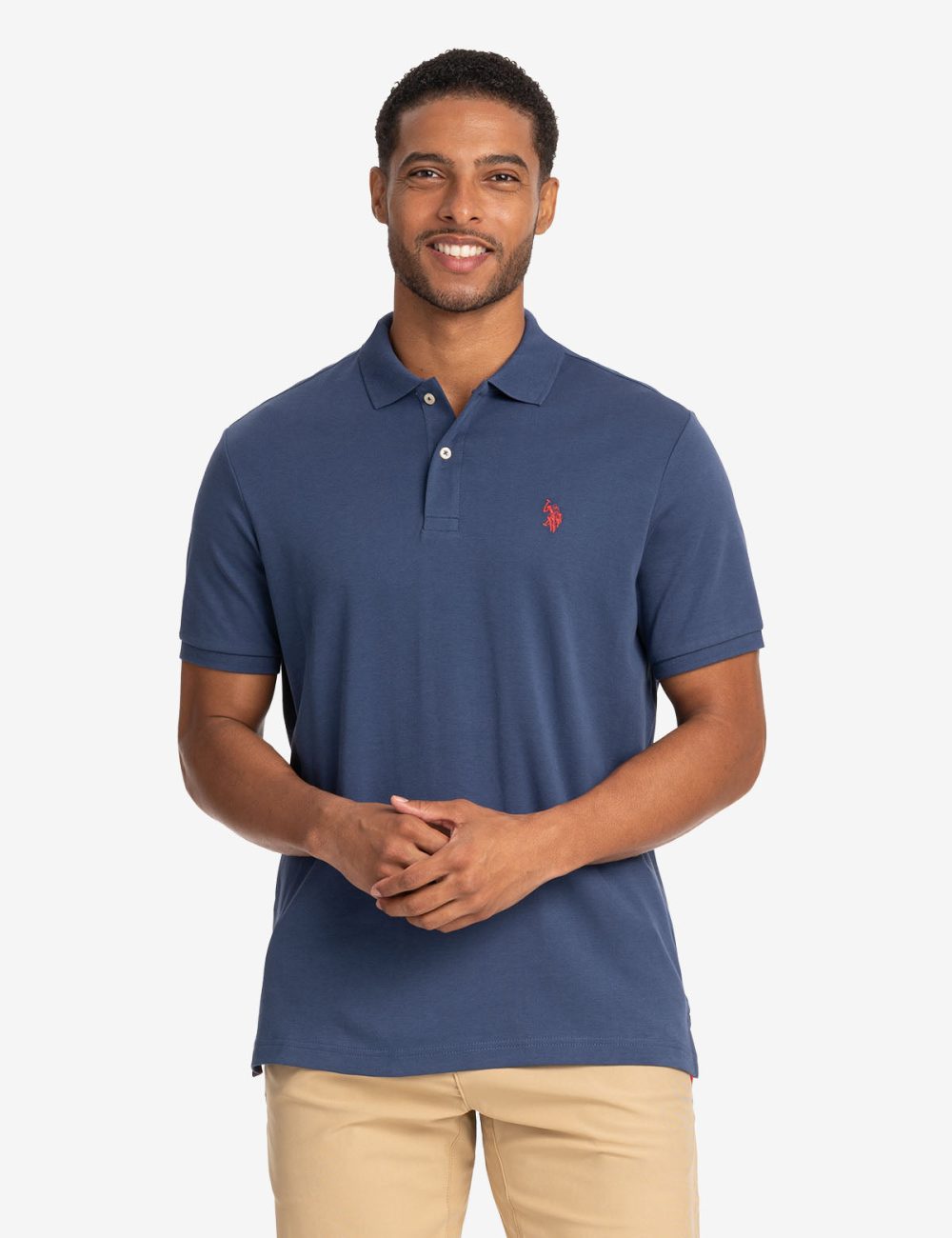 SOLID INTERLOCK POLO SHIRT - Image 5