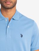 SOLID INTERLOCK POLO SHIRT