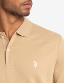 SOLID INTERLOCK POLO SHIRT
