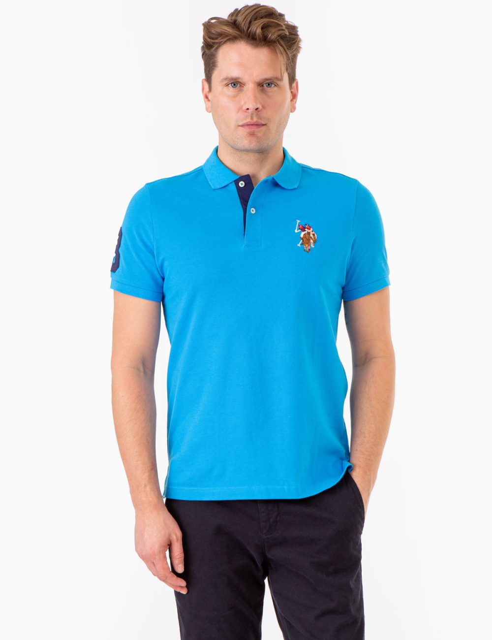 MULTI COLOR BIG LOGO POLO SHIRT - Image 9