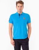 MULTI COLOR BIG LOGO POLO SHIRT