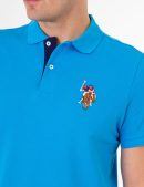 MULTI COLOR BIG LOGO POLO SHIRT