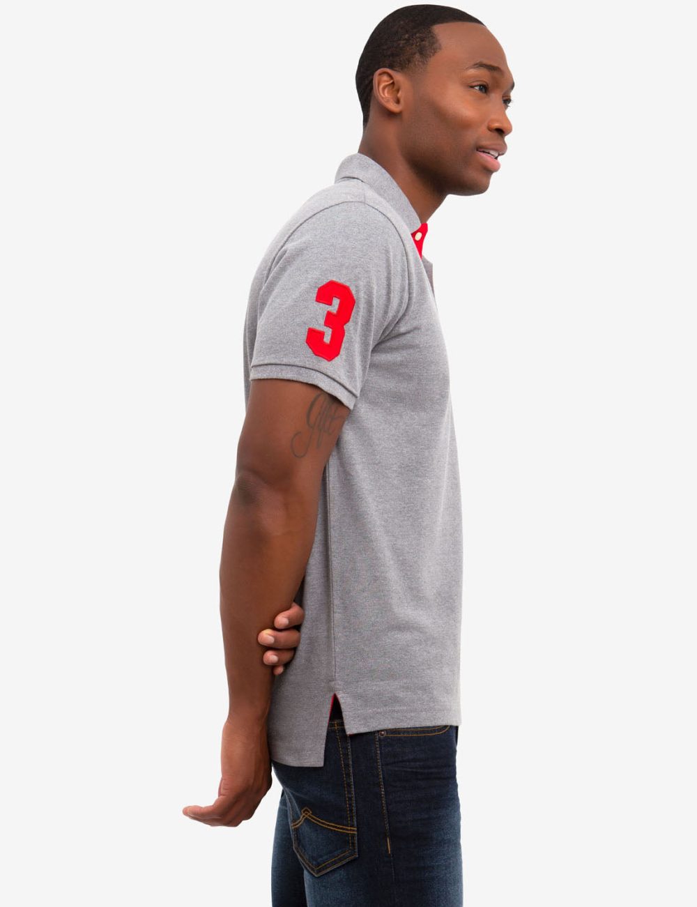 MULTI COLOR BIG LOGO SOLID POLO SHIRT - Image 15
