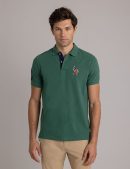 MULTI COLOR BIG LOGO POLO SHIRT