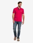 MULTI COLOR BIG LOGO POLO SHIRT