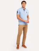 MULTI COLOR BIG LOGO POLO SHIRT