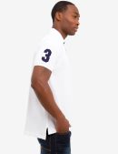 MULTI COLOR BIG LOGO SOLID POLO SHIRT