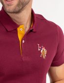 MULTI COLOR BIG LOGO POLO SHIRT