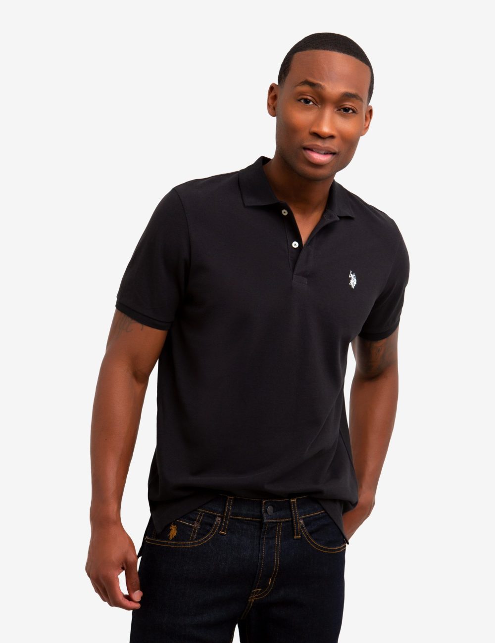 SOLID PIQUE SMALL LOGO POLO SHIRT - Image 5