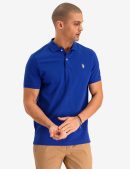 SOLID PIQUE SMALL LOGO POLO SHIRT