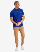 SOLID PIQUE SMALL LOGO POLO SHIRT