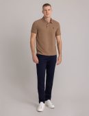 SOLID PIQUE SMALL LOGO POLO SHIRT