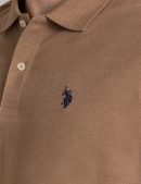 SOLID PIQUE SMALL LOGO POLO SHIRT