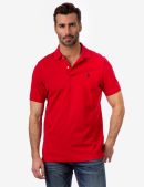 SOLID PIQUE SMALL LOGO POLO SHIRT
