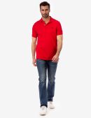 SOLID PIQUE SMALL LOGO POLO SHIRT