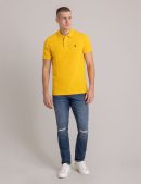 SOLID PIQUE SMALL LOGO POLO SHIRT