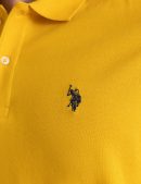 SOLID PIQUE SMALL LOGO POLO SHIRT
