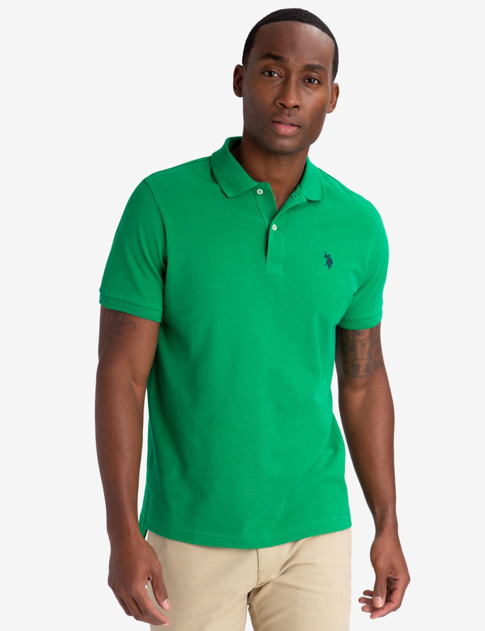 SOLID PIQUE SMALL LOGO POLO SHIRT - Image 16