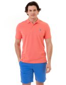SOLID PIQUE SMALL LOGO POLO SHIRT