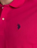 SOLID PIQUE SMALL LOGO POLO SHIRT