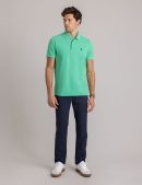 SOLID PIQUE SMALL LOGO POLO SHIRT