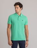 SOLID PIQUE SMALL LOGO POLO SHIRT