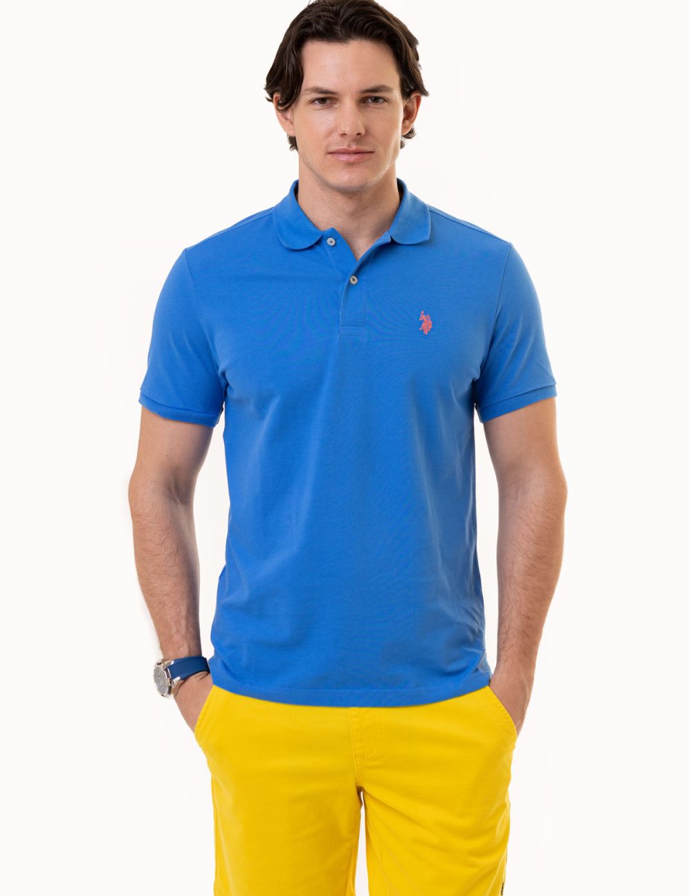 SOLID PIQUE SMALL LOGO POLO SHIRT - Image 7