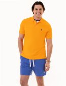 SOLID PIQUE SMALL LOGO POLO SHIRT
