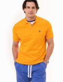 SOLID PIQUE SMALL LOGO POLO SHIRT