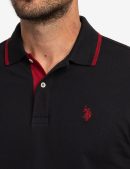 SLIM FIT STRETCH SOLID PIQUE POLO SHIRT