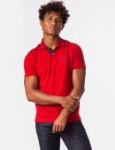 SLIM FIT STRETCH SOLID PIQUE POLO SHIRT