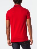 SLIM FIT STRETCH SOLID PIQUE POLO SHIRT