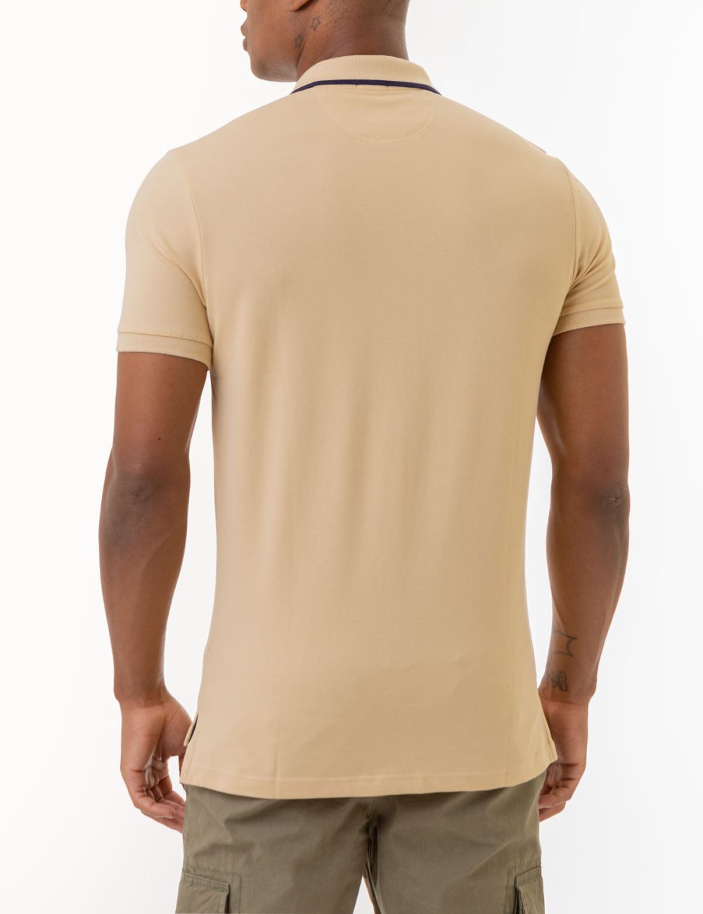 SLIM FIT STRETCH PIQUE SOLID POLO SHIRT - Image 13