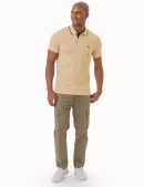 SLIM FIT STRETCH PIQUE SOLID POLO SHIRT