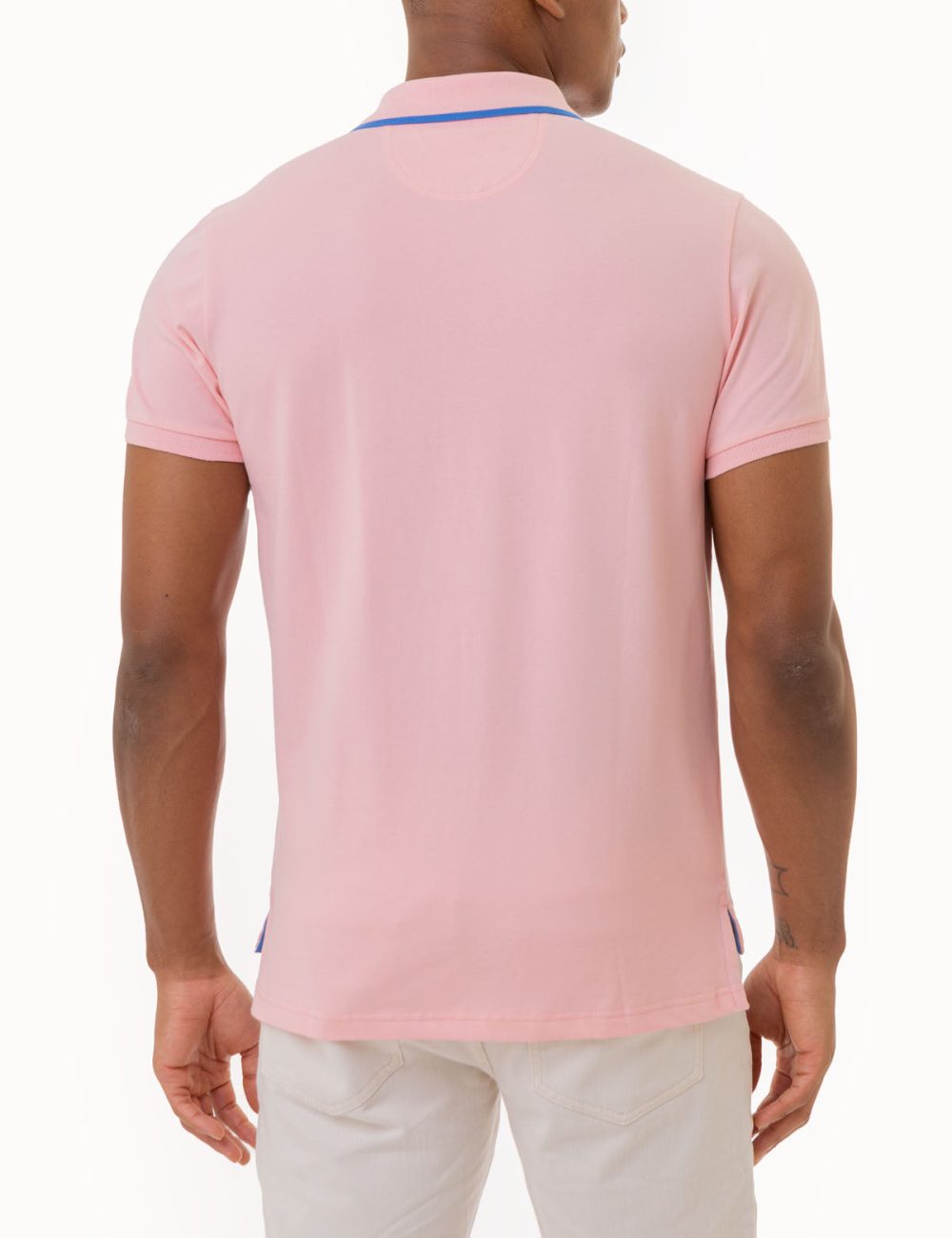 SLIM FIT STRETCH PIQUE SOLID POLO SHIRT - Image 5