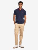 SLIM FIT STRETCH SOLID PIQUE POLO SHIRT